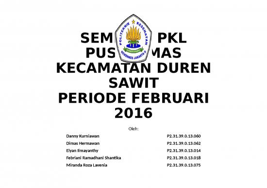 picture_Power Point Manajemen 4954 | Seminar Pkl - Puskesmas Kecamatan