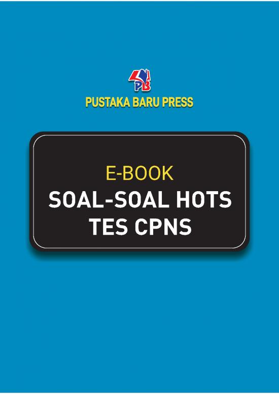 picture_Kumpulan Soal Cpns Pdf 5016 | Kumpulan Soal Latihan Cpns - Ebook Bank Soal Cpns Soal-soal Hots Tes Cpns