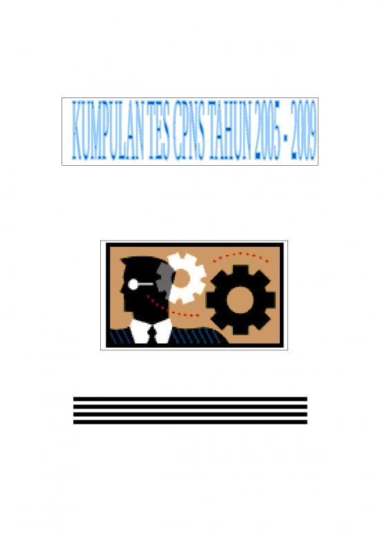 picture_Presentasi Usaha 5019 | Kumpulan Soal Tes Cpns Tahun 2005 Sd 2009