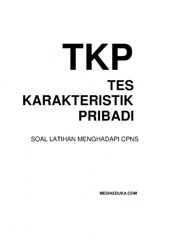 picture Kumpulan Soal Cpns Dan Jawabannya Pdf 5026 | Latihan Soal Cpns - Tes Karakteristik Pribadi