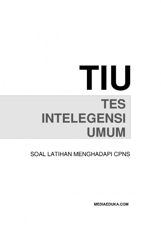 picture Kumpulan Soal Cpns Dan Jawabannya Pdf 5053 | Soal Latihan Menghadapi Tes Cpns - Tes Intelegensi Umum Tiu