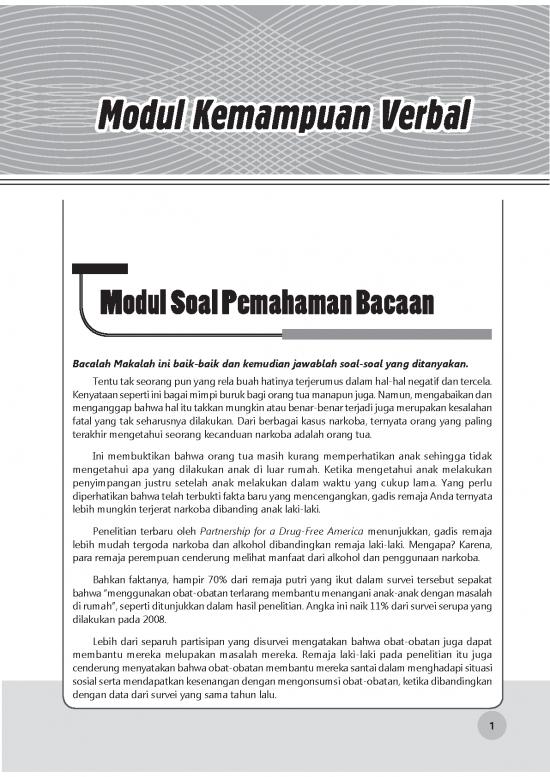 picture1_Makalah Pdf 5054 | Soal Latihan Tes Cpns - Modul Kemampuan Verbal