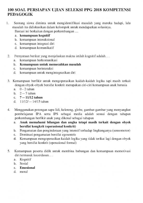 picture1_Pembelajaran Pdf 5102 | Soal Pedagogik - 100 Soal Persiapan Ujian Seleksi Ppg 2018 Kompetensi