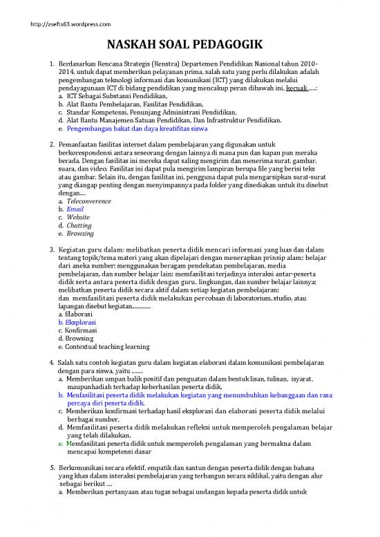 picture Manajemen Pdf 5110 | Soal Pedagogik - Naskah Soal Pedagogik