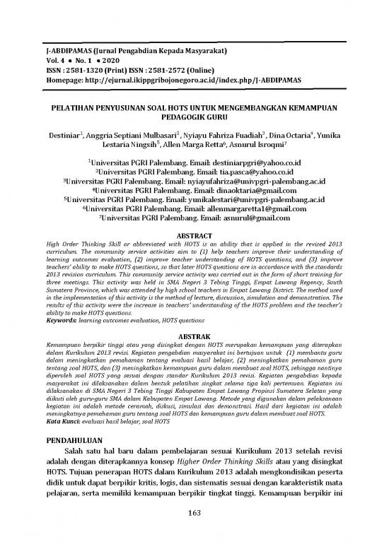picture_Download Jurnal Gratis Pdf 5111 | Soal Pedagogik - Pelatihan Penyusunan Soal Hots Untuk Mengembangkan Kemampuan Pedagogik Guru
