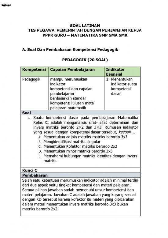 picture1_Soal Pppk Pdf 5128 | Latihan Soal Pppk - Tes Pegawai Pemerintah Dengan Perjanjian Kerja Pppk Guru – Matematika Smp Sma Smk