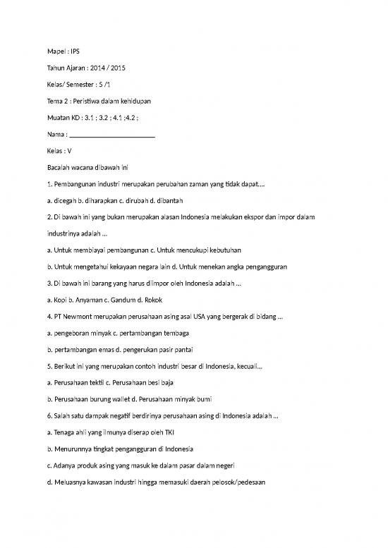 picture1_Soal Tema 2 - Kelas 5 Ips