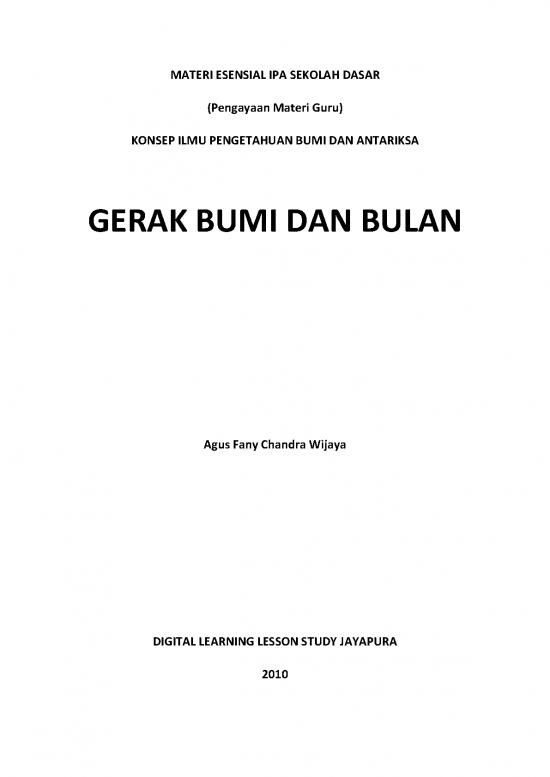 picture_Bulan Pdf 5158 | Materi Kelas 6 - Gerak Bumi Dan Bulan