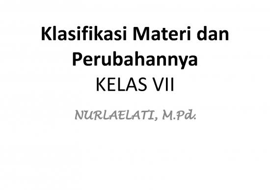 picture Fisika Dasar Pdf 5162 | Materi Kelas 7 - Klasifikasi Materi Dan Perubahannya