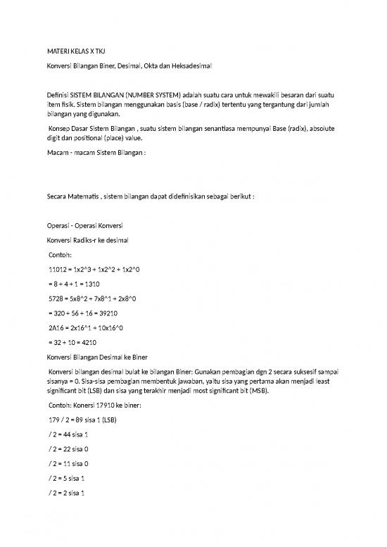 picture_Materi Kelas 10 - Tkj Konversi Bilangan Biner Desimal Okta Dan Heksadesimal