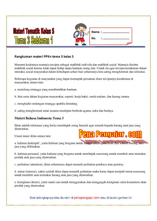 picture1_Interaksi Sosial 5279 | Materi Kelas 5 Tematik Tema 3