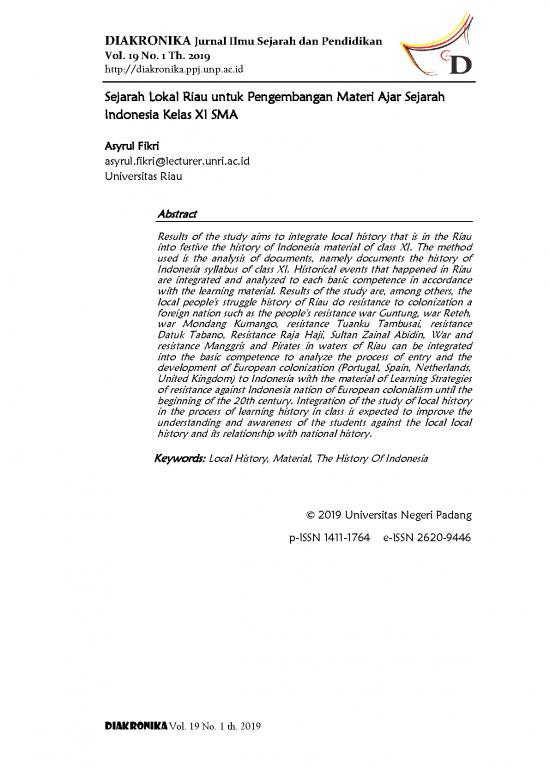 picture1_Jurnal Pendidikan Pdf 5369 | Materi Kelas 11 Sma - Sejarah Lokal Riau Untuk Pengembangan Materi Ajar Sejarah Indonesia Kelas 11 Sma