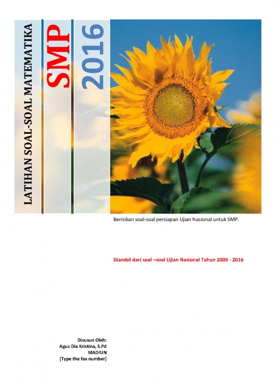 picture_Matematika Pdf 5380 | Latihan Soal Soal Matematika Smp