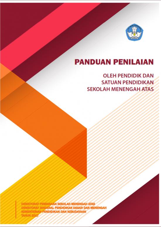 picture_Pendidikan Pdf 5414 | Panduan Penilaian - Oleh Pendidik Dan Satuan Pendidik Sma Tahun 2017