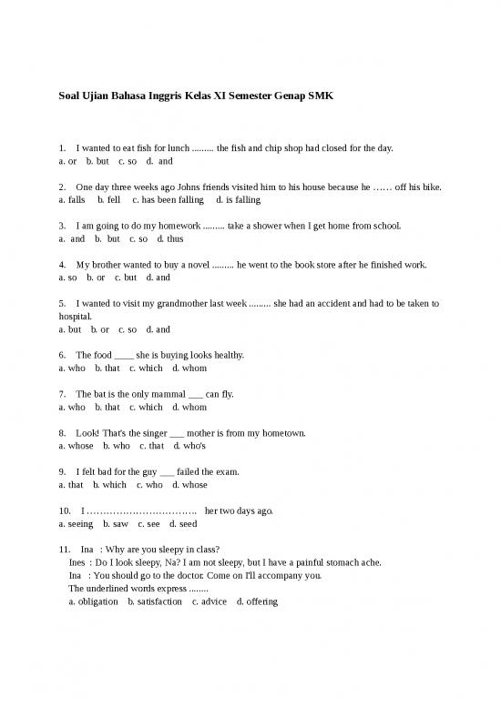 picture1_Work Spreadsheet 5492 | Soal Ujian Kelas 11 Smk - Soal Ujian Bahasa Inggris Semester Genap