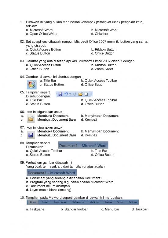 picture Download Word Excel 2007 5496 | Soal Ujian Kelas 8 Smp - Soal Ujian Semester 1 Mata Pelajaran Ilmu Tik
