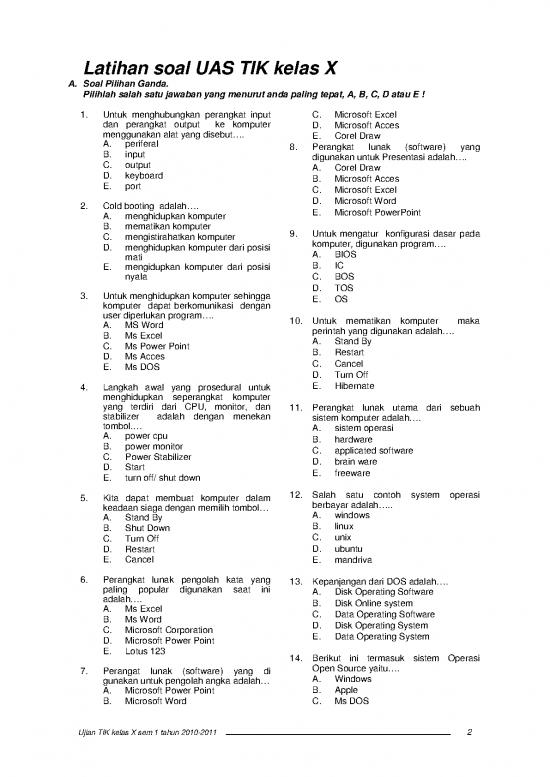 picture_Soal Ujian Kelas 10 Sma - Latihan Soal Uas Tik