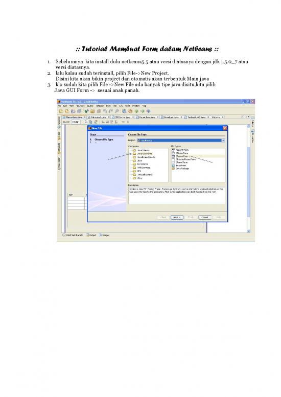 picture_Java Tutorial Pdf 5530 | Tutorial - Membuat Form Dalam Netbeans