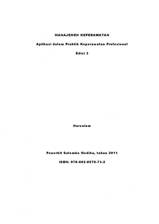 picture Manajemen Pdf 5544 | Buku - Manajemen Keperawatan Aplikasi Dalam Praktik Keperawatan Profesional Edisi 3