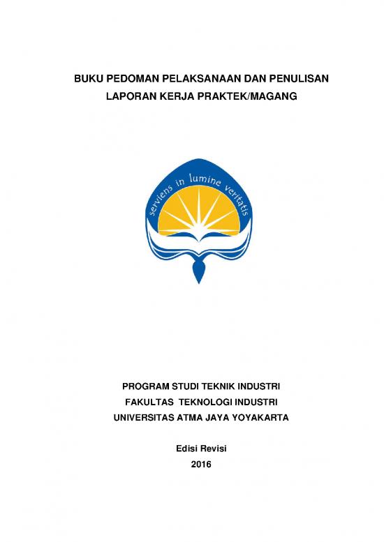 picture Laporan Pdf 5556 | Buku Pedoman - Pelaksanaan Dan Penulisan Laporan Kerja Praktek-magang