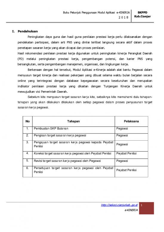 picture_Manajemen Pdf 5559 | Buku Petunjuk - Penggunaan Modul Aplikasi E-kinerja