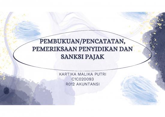 picture_Pdf Pembukuan Sederhana 5581 | Pembukuan Pencatatan Pemeriksaan Penyidikan Dan Sanksi Pajak
