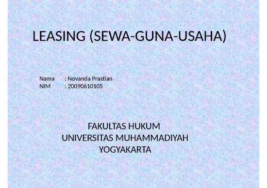 picture_Presentasi Usaha Ppt 5637 | Leasing - Sewa Guna Usaha
