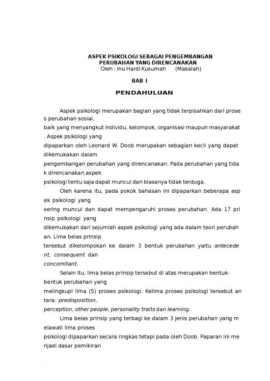 picture Makalah Teori Organisasi 5688 | Aspek Psikologi Sebagai Pengembangan Perubahan Yg Direncanakan