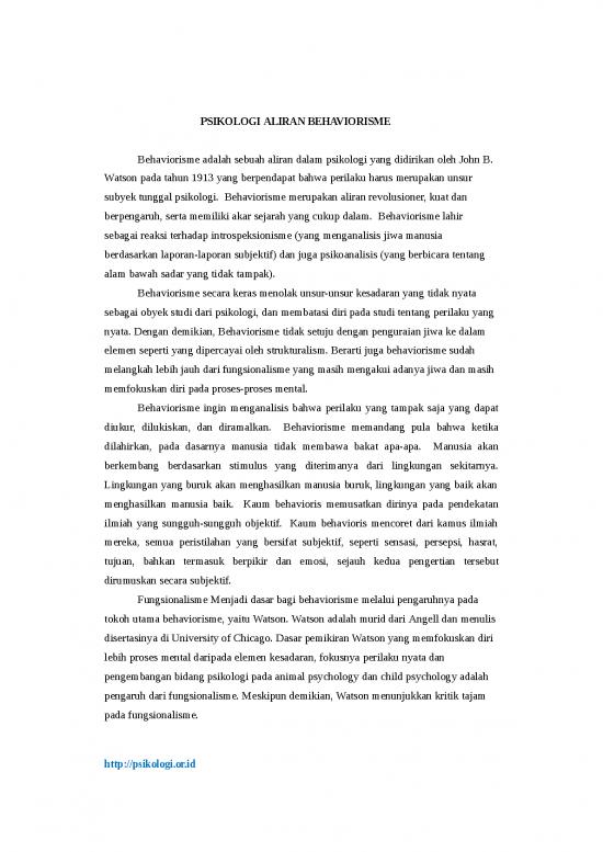 picture_Laporan Doc 5755 | Psikologi Aliran Behaviorisme
