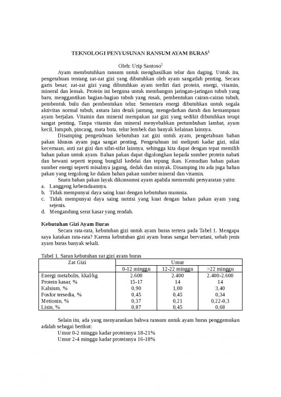 picture_Teknologi Penyusunan Ransum Ayam Buras