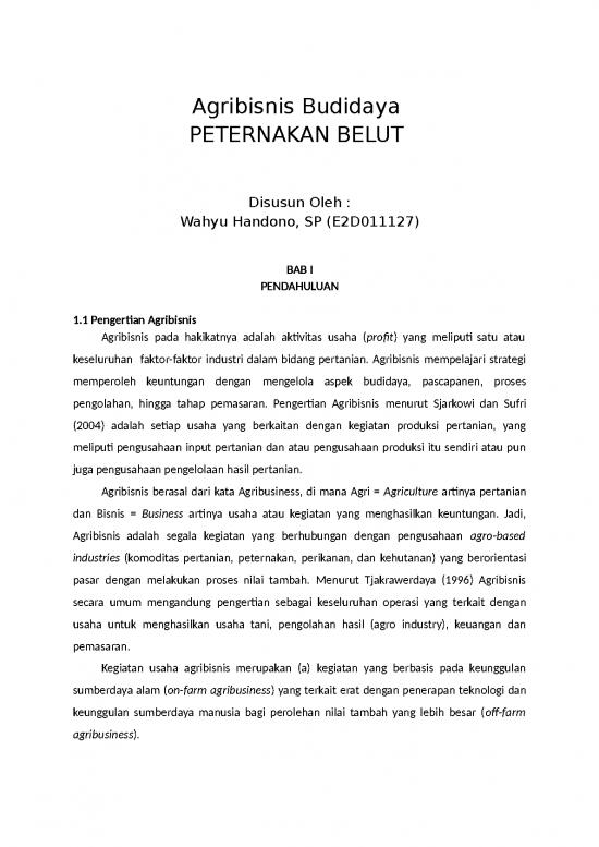 picture_Presentasi Usaha 5876 | Agribisnis Budidaya Peternakan Belut