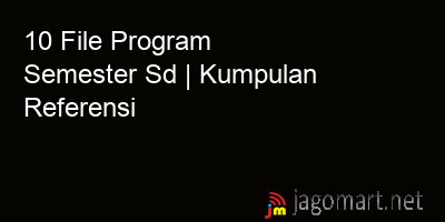 picture 10 File Program Semester Sd | Kumpulan Referensi