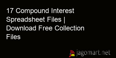 picture 17 Compound Interest Spreadsheet Files | Download Free Collection Files