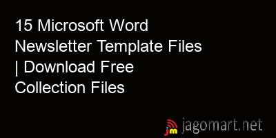 picture 15 Microsoft Word Newsletter Template Files | Download Free Collection Files