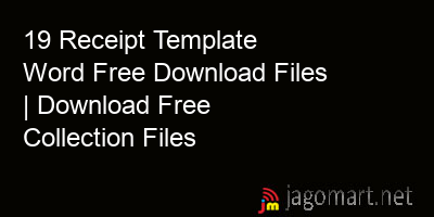 picture 19 Receipt Template Word Free Download Files | Download Free Collection Files
