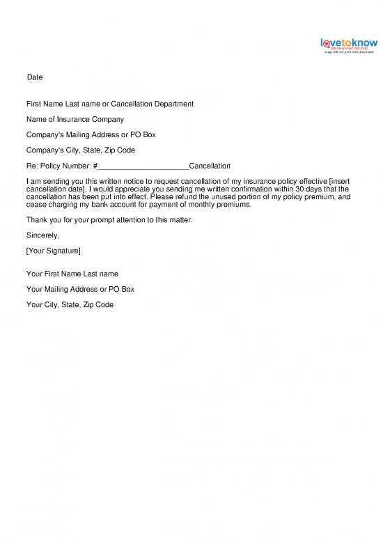 picture_1733 Insurance Sample Cancellation Letter Template