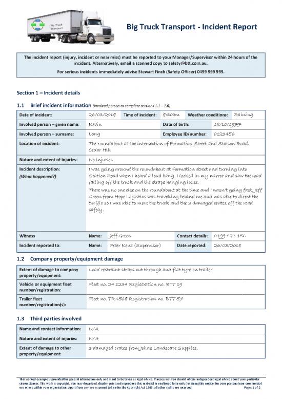 picture_Report Pdf 48951 | 201809 0900 Sms Worked Example Incident Report
