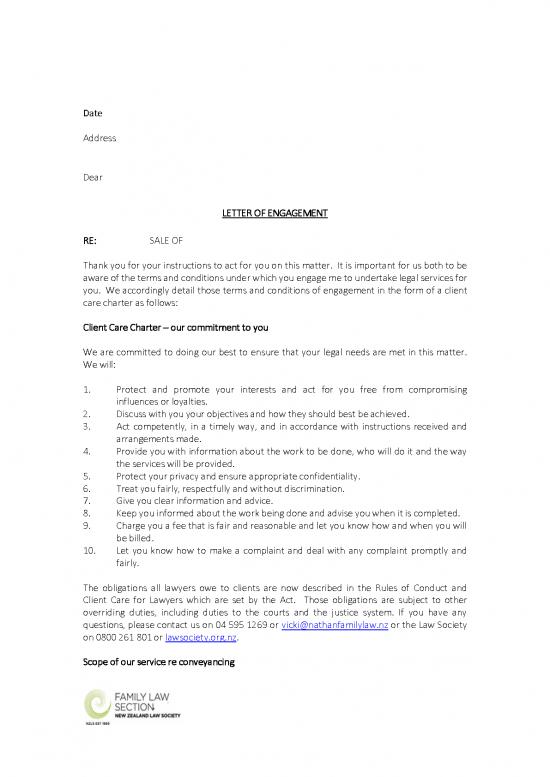 picture Letter Pdf 47535 | 5b7ba460a3bf88b7775e7c2d Conveyancing Client Care Letter&ndash;template