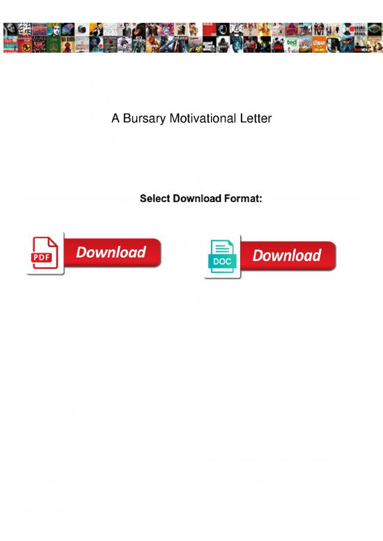 picture_Scholarship Application Letter Sample Pdf 48259 | A Bursary Motivational Letter