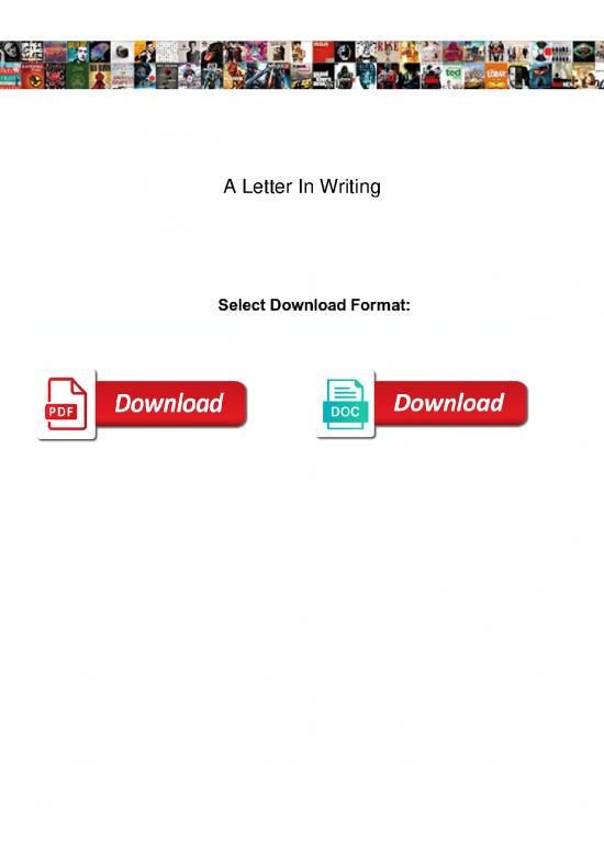 picture Letter Pdf 47744 | A Letter In Writing