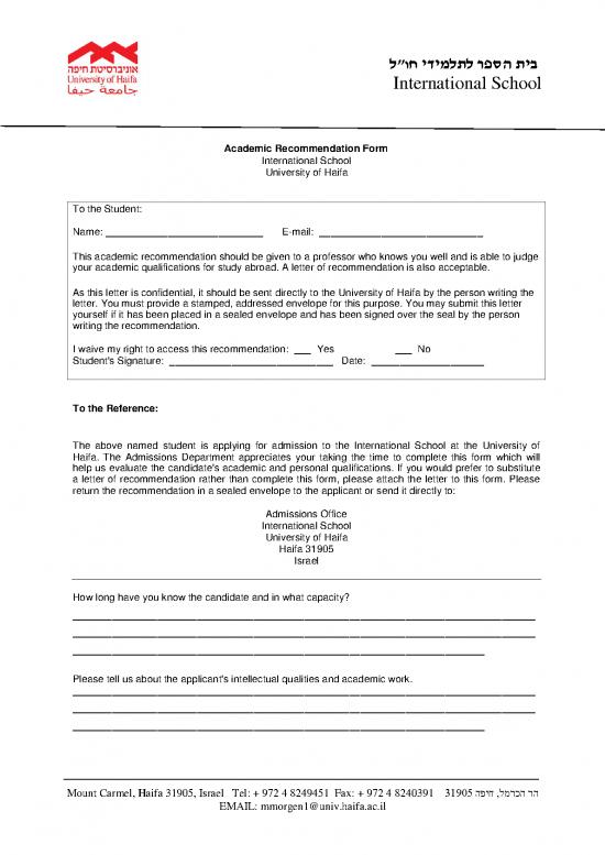 picture Letter Pdf 48272 | Academic Recommendation Form 2015