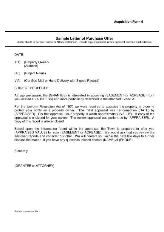 picture1_Letter Pdf 48739 | Acquisition Form 6 Letter Of Purchase Offer 2010 10 26