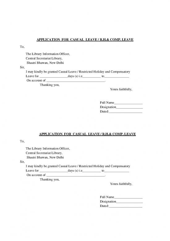 picture_Application Format Pdf 48935 | Application Leave