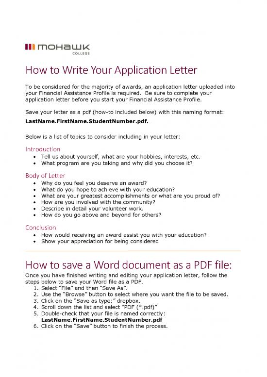picture Letter Pdf 48908 | Application Letter Guidelines