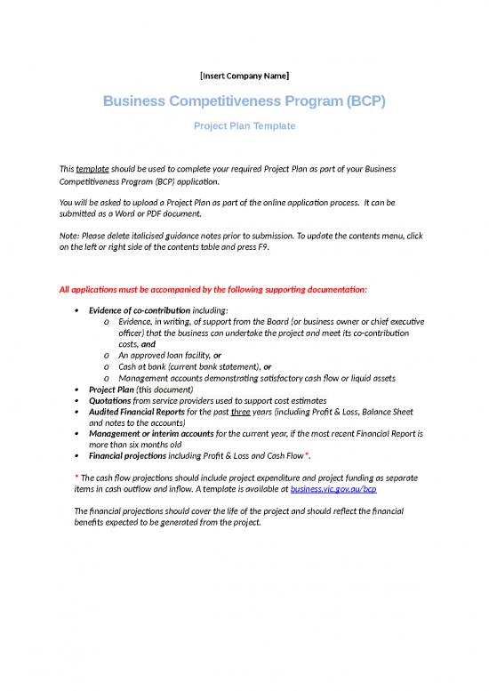 picture1_Application Format Pdf 47128 | Business Competitiveness Program Project Plan Template