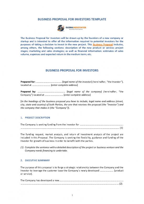 picture1_Thesis Proposal Sample Pdf 47782 | Business Proposal For Investors Template Example