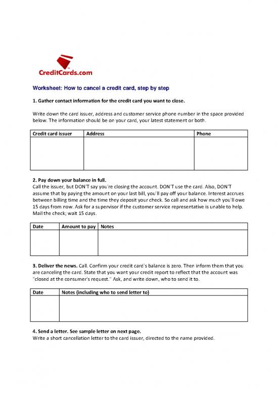 picture1_Cancel Credit Card Worksheet