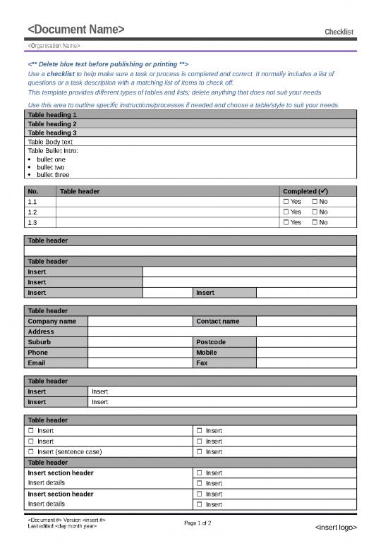 picture_Checklist Template