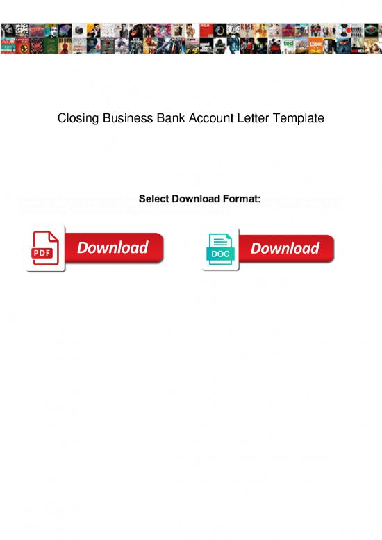 picture1_Letter Pdf 48631 | Closing Business Bank Account Letter Template