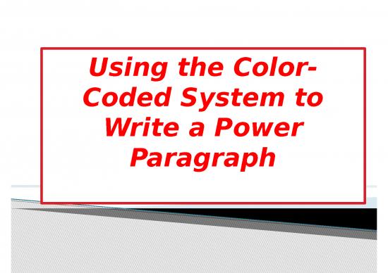 picture Theme Colors Powerpoint 47036 | Color Coding Paragraphs